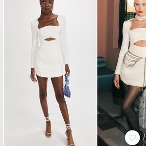 Misha Hazel Cutout Dress in Ivory - Size Small